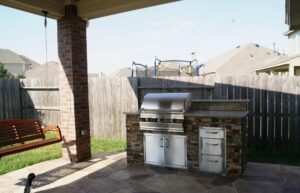 Outdoor kitchen plumbing and gas works Perth